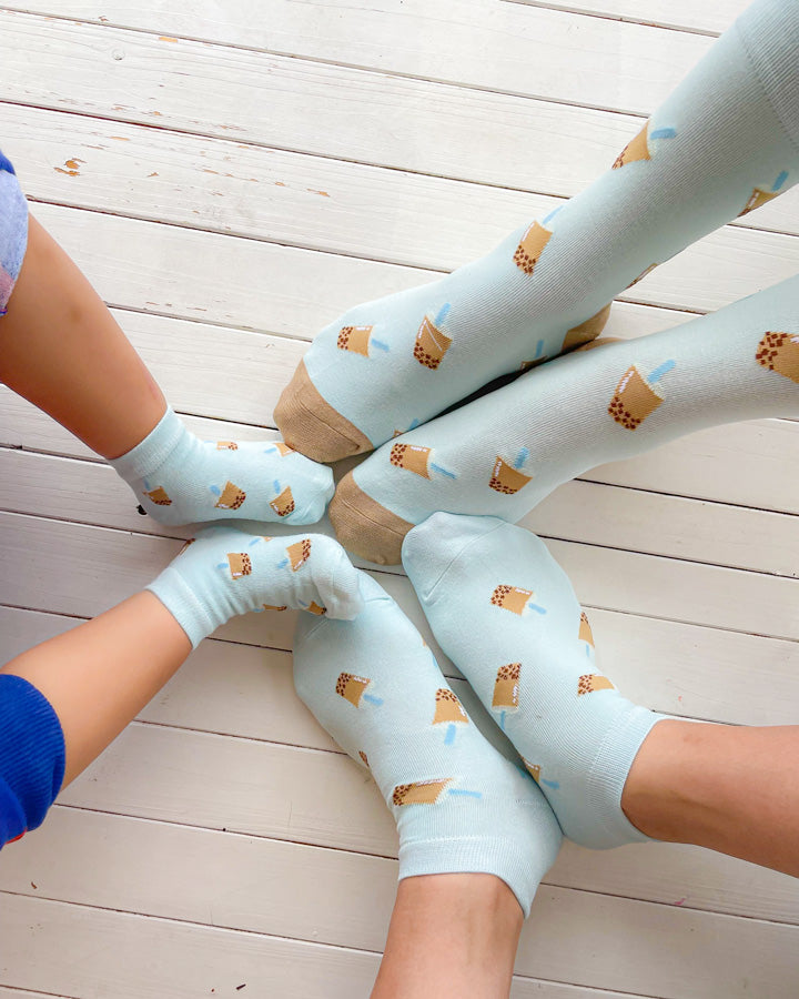 2x Pairs - Baby Boba Bubble Tea Socks