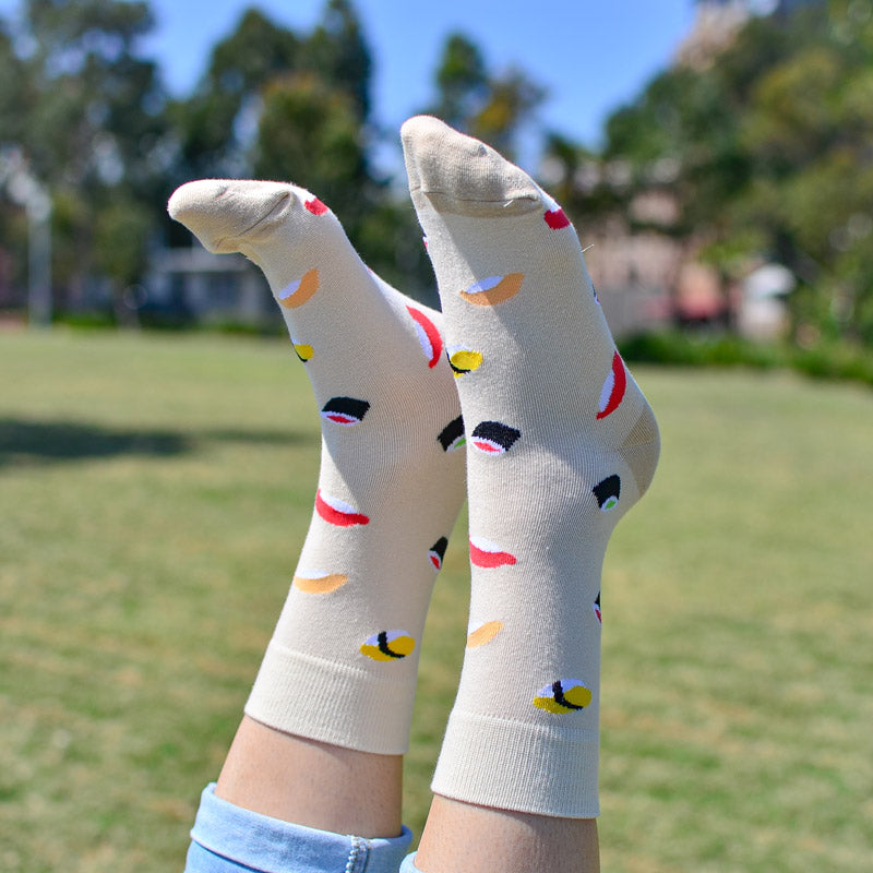 6 Pack Crew Socks
